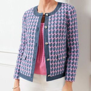 Talbots Basket Tweed Jacket, Size 16, NWT